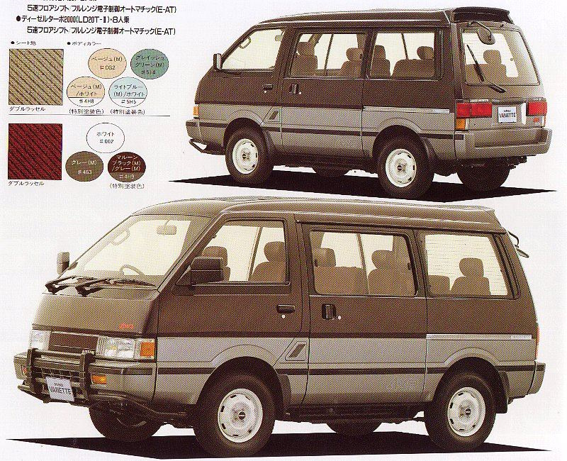 Nissan vanette - японский минивэн за доступные деньги