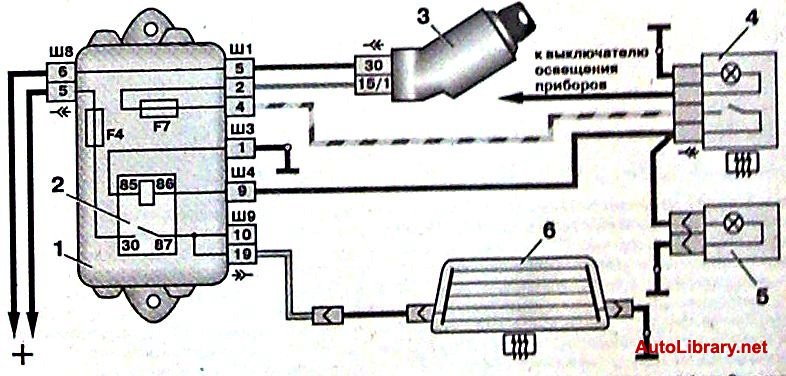 Схема проводки ваз 2107 карбюратор