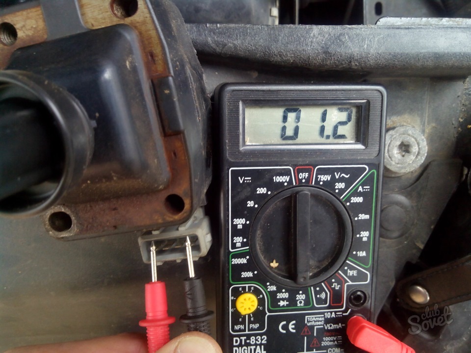 Проверка катушки системы зажигания двигателя нива 21213