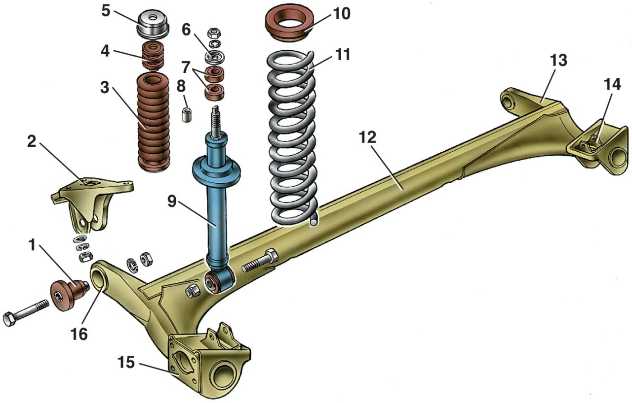 Передняя подвеска ваз 2108 схема с описанием и фото