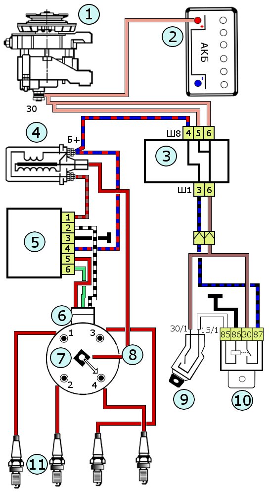 Как проверить датчик холла на ваз 2106 электронное зажигание