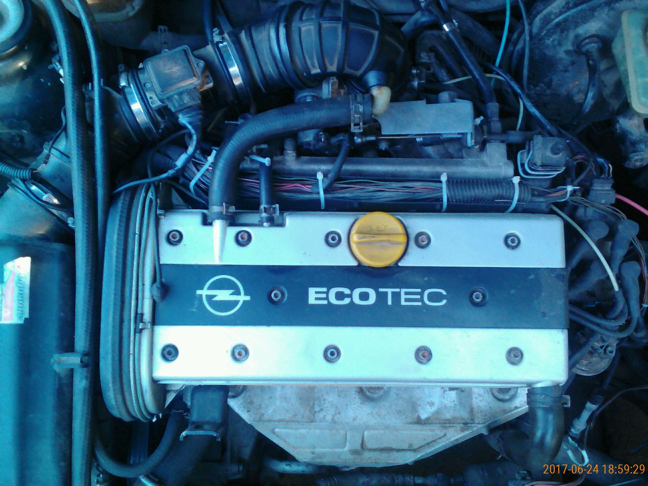 Двигатель opel vectra b 1.6 16v