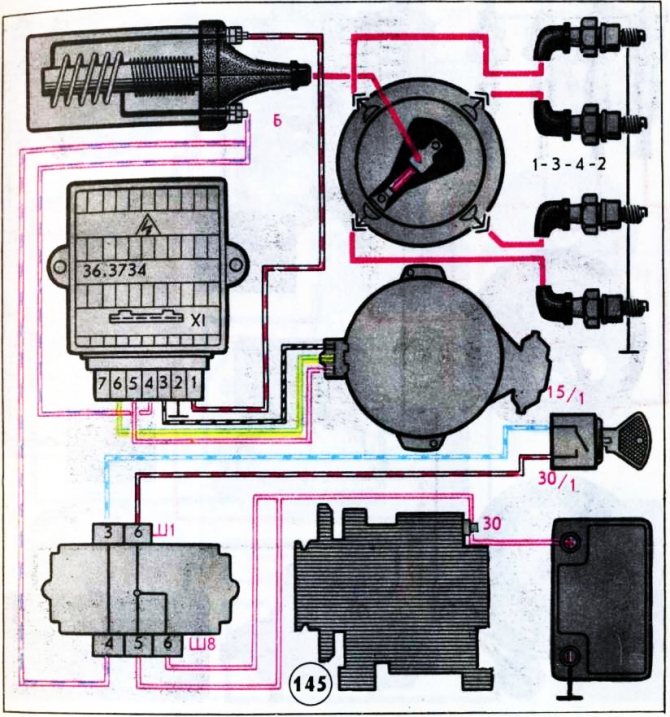 Схема бесконтактной системы зажигания автомобилей ваз 2108, 2109, 21099